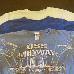 Lot of 3 boys 10/12 shirts